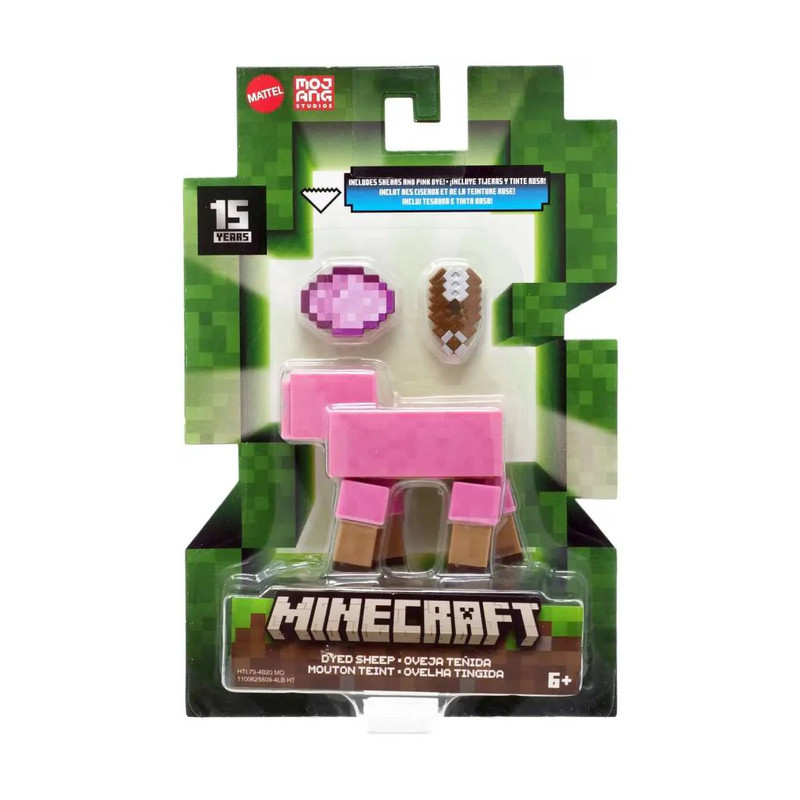 Minecraft Dyed Sheep Action Figure - ألعاب